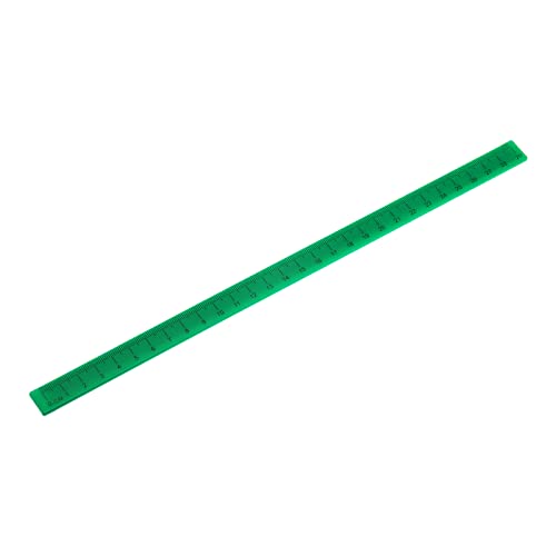 HARFINGTON Whiteboard Magnetic Ruler 29cm Metric Blackboard Straight Rulers Office Measuring Tools, Green - color: Green