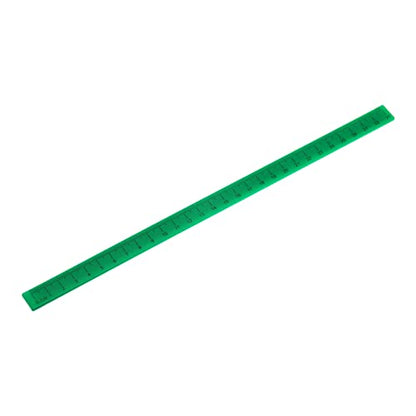 HARFINGTON Whiteboard Magnetic Ruler 29cm Metric Blackboard Straight Rulers Office Measuring Tools, Green - color: Green