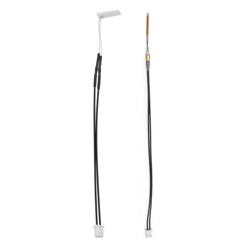 Hotend Heater Thermistor Kit for Anycubic KobraX: 3D Printer Ceramic Heating Element NTC 3950 100K Temperature Sensor Parts to Fix MINTEMP Error
