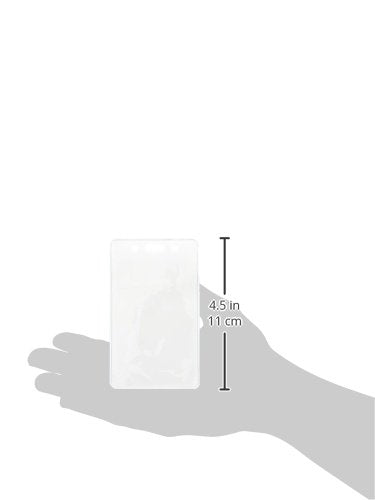 Amazon Basics Vertical Clear Plastic ID Badge Holders, 2.55" x 4.41", Pack of 1600 - style: Vertical