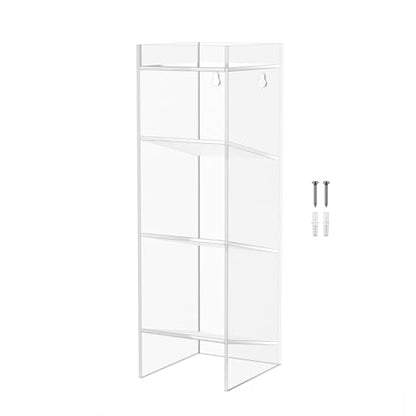 Marketing Holders Tube Rack Clear Acrylic 3 Compartment Wall Mount with Hanging Hardware or Countertop Clinics Hospitals and Pharmaceutical Easy Access Lightweight - size: 3 Compartment