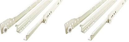 Liberty D68814C-W-TX 14-Inch Bottom Mount Drawer Slide, (Pack of 2) - size: 14 Inch (Pack of 2)