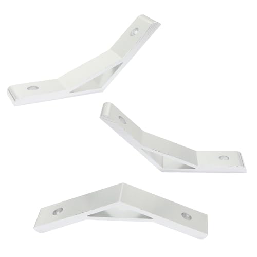 6Pcs 1010 120 Degree Angle Bracket 1" x 1" 10 Series Aluminum Extrusion 60deg Joint Connector Brace for Slot 60° Corner Joiner 120deg 1 Inch Extruded Aluminium Profile - style: 6 sets 120deg bracket with m6