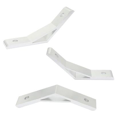 6Pcs 1010 120 Degree Angle Bracket 1" x 1" 10 Series Aluminum Extrusion 60deg Joint Connector Brace for Slot 60° Corner Joiner 120deg 1 Inch Extruded Aluminium Profile - style: 6 sets 120deg bracket with m6