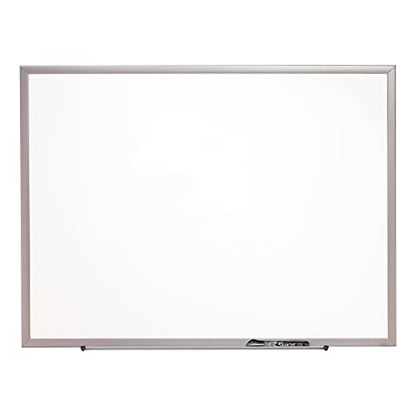 Quartet Magnetic Porcelain Whiteboard, 4' x 3' White Board, Premium, Duramax, Silver Aluminum Frame (2544) - color: Silver, size: 48"W x 36"H