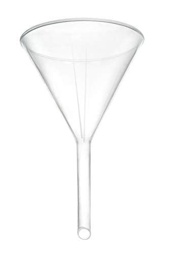 Eisco Filter Funnel, 5.7", Polyethylene, Acid & Alkali Resistant, 4.3" Stem