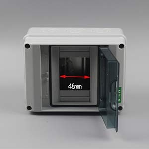 Plastic Transparent Cover Power Distribution Protection Box IP65 ABS for Circuit Breaker Indoor on The Wall 5 Way (160mmx120mmx95mm) - size: 160mmx120mmx95mm