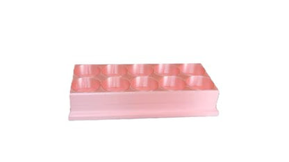 Znet3D Eye Drop Bottles Organizer & Storage – 10-Slot Holder (Pink) - color: Pink