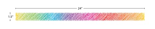 Teacher Created Resources Colorful Scribble Magnetic Border, 77290 (Pack of 2) - size: Pack of 2