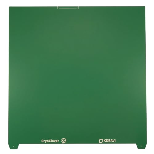 CryoClover 370x370mm Upgraded Cold Build Plate for Creality K2 Plus - color: Verdant SoftTouch, size: K2 Plus