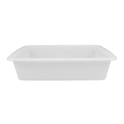 VOSAREA Laboratory Containment Tray, White Plastic Tray 9.43 x 6.68 in