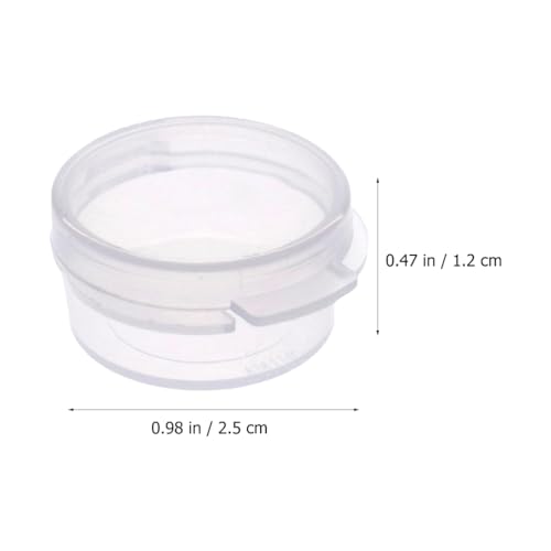 ULTECHNOVO 25 Soil Jars Round Sample Containers 0.98 X 0.98 X 0.47 in