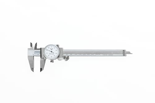 PEC Dial Caliper 0-150mm, Stainless Steel Precision Measuring Tool - size: 0-150mm