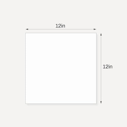 Somime 10 Pack Backing Boards, 12x12 Acid-Free Uncut White Mat Boards - size: 12X12