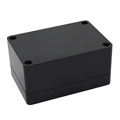 LeMotech Junction Box IP65 Waterproof Project Box Dustproof ABS Plastic Electrical Boxes Universal Enclosure for Electronic Black 3.93x 2.68x 1.97 inch (100 x 68 x 50 mm)(Pack of 1) - color: Black (1 pack), size: 3.9" x 2.6" x 1.9"