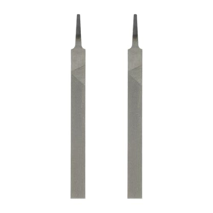HARFINGTON 2pcs Flat Coarse Cut File 8" Double Cut Teeth High Carbon Steel Hand Rasp File without Handle for Metal Wood Deburring Removing - size: 8", style: Coarse