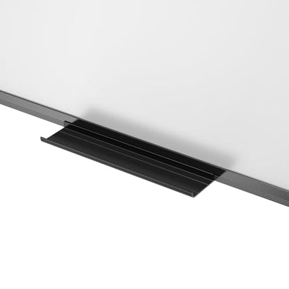 VIZ-PRO Magnetic Dry Erase Board, 96 x 48 Inches, Black Aluminium Frame - size: 96 x 48 inches