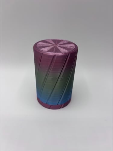 7-Slot Cartridge Storage Station, 3ml Capacity, Multicolor Finish (Rainbow Cosmic) - color: Rainbow Cosmic