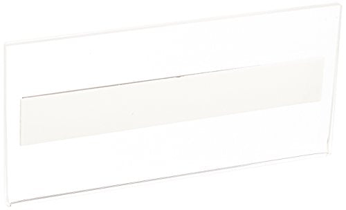 Azar Displays 129915 5.5" W x 2.5" H Horizontal U-Frame with Magnetic Strips, 10-Pack - size: 5.5 in W x 2.5 in. H