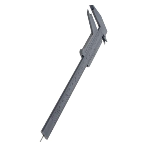 Utoolmart Vernier Caliper 150mm / 5.9-inch Plastic Caliper Measuring Tool for Precision Measurements Outside Inside Depth (Gray - size: 150mm Gray
