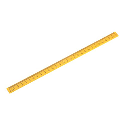 HARFINGTON Whiteboard Magnetic Ruler 29cm Metric Blackboard Straight Rulers Office Measuring Tools, Yellow - color: Yellow