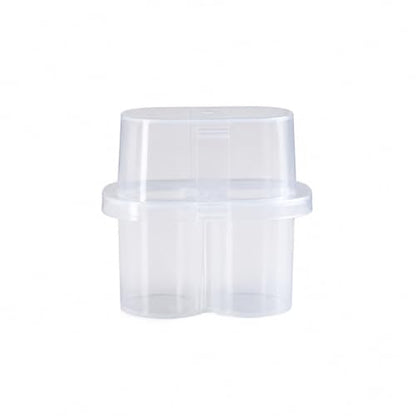 2 Slot, 3-Pack Peptide Case for Fridge, 3ml Vial Holder & Organizer, Transparent Peptide & Insulin Storage Case for Refrigerator, Compact Stackable Travel & Shipping Case - size: 2 Slot 3ml