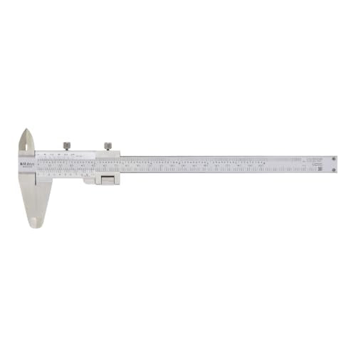 Mitutoyo 532-119 Vernier Caliper, Stainless Steel, Inch/Metric, 0-5" Range, +/-0.0011" Accuracy, 0.001" Resolution