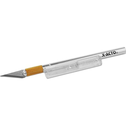 X-ACTO #1 Z-Series Precision Utility Knife, Metal, Silver, Aluminum Handle, Includes Safety Cap - For Precise, Fine Cuts - style: Z-Series #1 Knife (Pack of 1)