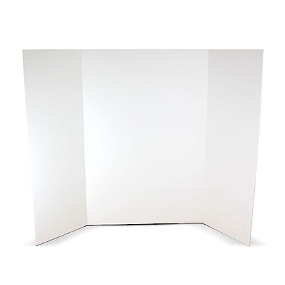 Flipside Products 36” x 48” Foam Project Boards for Presentations, Science Fair, School Projects, Event Displays and Trifold Picture Board - White 3/16'' Thick- 3 Pack - color: White, style: 3 Pack
