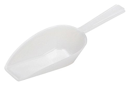 607105 Polyethylene 25mL Flat Bottom Lab Sampling Scoop (Case of 6)