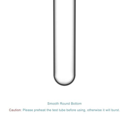 StonyLab Borosilicate Glass Round Bottom Test Tubes, 20mm OD X 150mm Length (Pack of 20) - style: 20 Pack