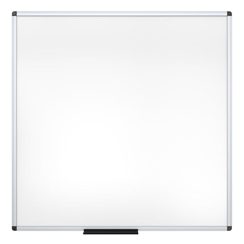 VIZ-PRO Dry Erase Board, 48" x 48" Large Magnetic Whiteboard for Wall - size: 48"W x 48"H