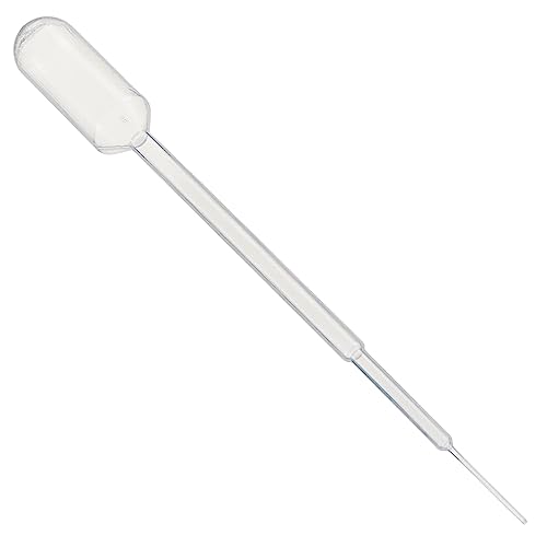 Globe Scientific 134070 LDPE Fine Tip Transfer Pipet, Non-Sterile, 153mm Length, 5.0mL Capacity (Case of 2000)