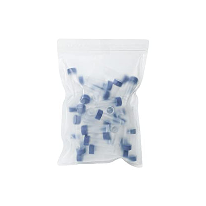PEKYBIO Clear Plastic Graduated Test Tubes 10ml Sterile Sample Storage Container with Screw Cap Self-Standing Lab Transport Tube, Case of 50 - size: 10ml 50Pcs
