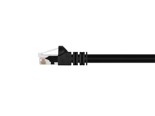 0.5FT 24AWG Cat5e 350MHz UTP Bare Copper Ethernet Network Cable - Black - color: Black, size: 0.5 Feet