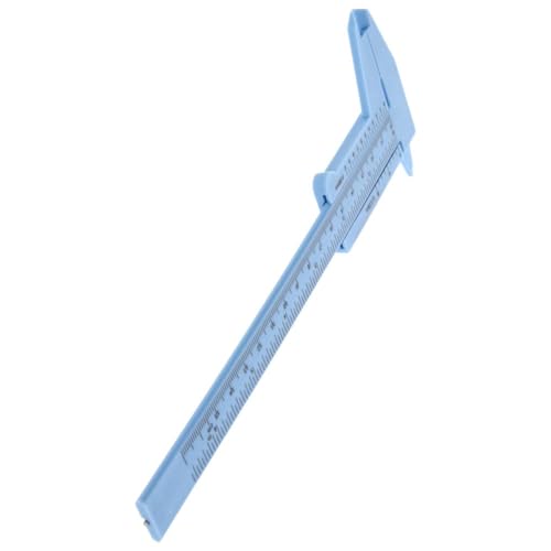 Utoolmart Vernier Caliper 150mm / 5.9-inch Plastic Measuring Tool for Precision Measurements Outside Inside Depth (Blue 1 Pcs - size: 150mm Blue