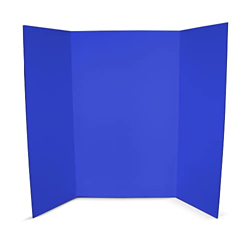 Flipside Products 36” x 48” Foam Project Boards for Presentations, Science Fair, School Projects, Event Displays and Trifold Picture Board - Blue 3/16'' Thick - 10 Pack - color: Blue, style: 10 Pack