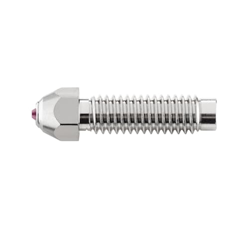 Ruby Nozzle 0.6mm for Elegoo Centauri Carbon/CC/CC2 3D Printer Extruder Hotend Kit, Hardened & Abrasion Resistant for Precision Additive Manufacturing - size: Ruby, style: 0.6mm