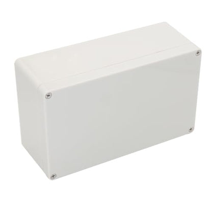 Project Box IP65 Waterproof Junction Box ABS Plastic Electrical Boxes DIY Electronic Project Case Power Enclosure White 7.87x4.72x2.95 inch (200 x 120 x75 mm) - color: White, size: 7.87"x4.72"x2.95"