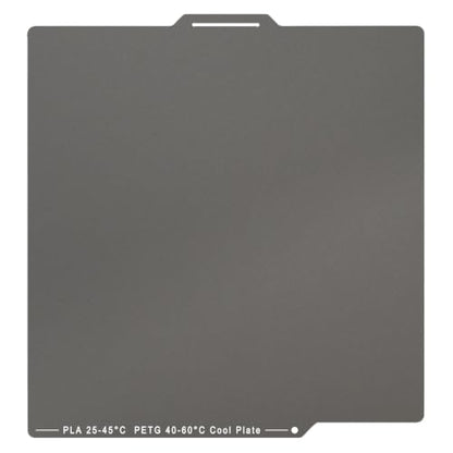257x257mm Cool Build Plate for Bambu Lab A1 P1 P2 X1 Series Smooth High-Adhesion Spring Steel Magnetic Bed Plate - color: Cool Plate Grey, size: 257mm A1 XI P1
