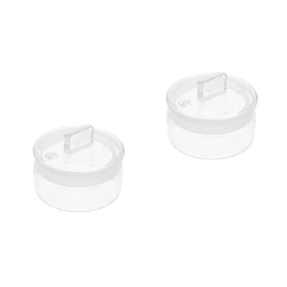 DOITOOL 2 Pcs Glass Weighing Bottles with Sealing Lids for Lab Use