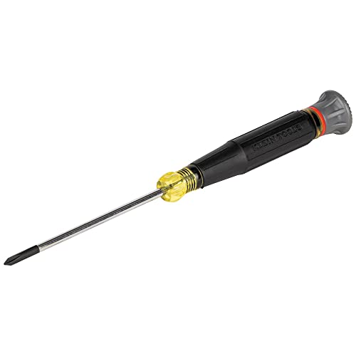 Klein Tools 85615 Mini Precision Screwdriver Set, 4-Piece Phillips and Slotted Set, Ideal for Electronics, Small Appliances, Terminal Blocks - style: 4-Piece Fixed Blade