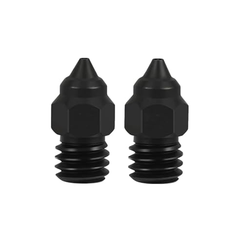 CR6 SE Hardened Steel Nozzle High Temperature Resistance M6 Thread MK8 Nozzles for CR-6 SE Ender 3 S1 /pro/v2 Ender 5 CR10 (0.6mm)¡­ - size: 0.6mm