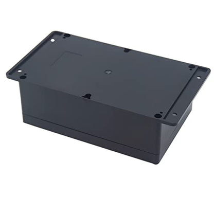 Junction Box, Zulkit Project Box Waterproof Dustproof IP65 ABS Universal Electrical Boxes Enclosure with Fixed Ear Black 9.06 x 5.91 x 3.35 inch (230 x 150 x 85 mm)(Pack of 1) - size: 9.06" x 5.91" x 3.35"(Pack of 1)