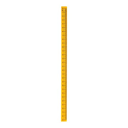 HARFINGTON Whiteboard Magnetic Ruler 29cm Metric Blackboard Straight Rulers Office Measuring Tools, Yellow - color: Yellow