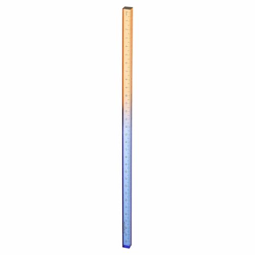HARFINGTON Acrylic Clear Straight Rulers 30cm Metric,Blue-Orange - color: Blue-Oranger, size: 30cm