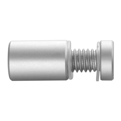 Sign Standoff 1/2" x 3/4", Solid Aluminum Sign Standoff Screws Mounting Hardware for Glass Panel, Acrylic Panel,Pack of 8 - color: Silver, size: 1/2"x3/4" 8 Pack