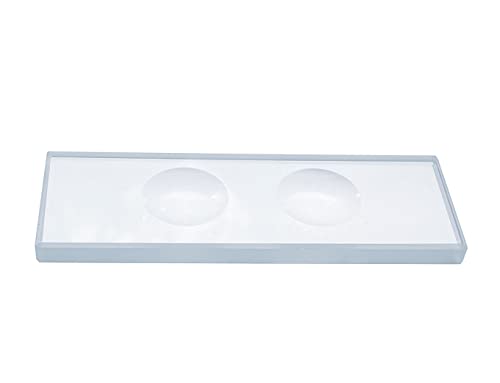 MUHWA Microscope Slide Double Concave, 5mm Thick (1)