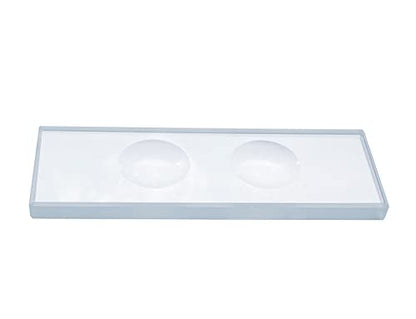MUHWA Microscope Slide Double Concave, 5mm Thick (1)