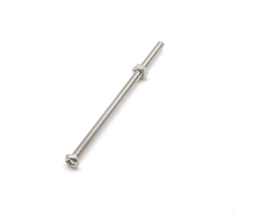 cSeao 60pcs M3 x 70mm Machine Screws Nut Assortment Kit, Phillips Pan Head, 304 Stainless Steel - size: M3 x 70mm 30-Pack